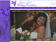 Tablet Screenshot of heavensentweddings.com